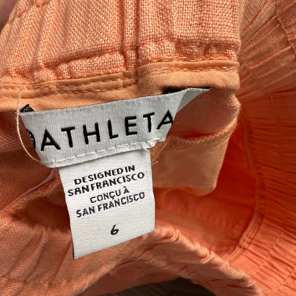 NWT Athleta Cabo Linen Jogger Pants- 6 - Picture 10 of 12